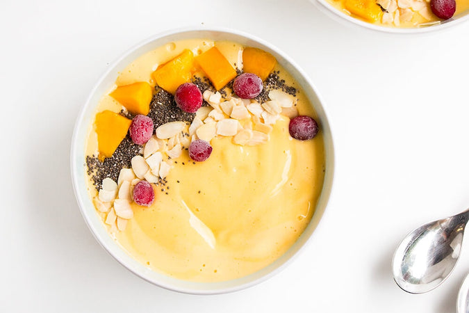 Strawberry Mango Smoothie Bowl