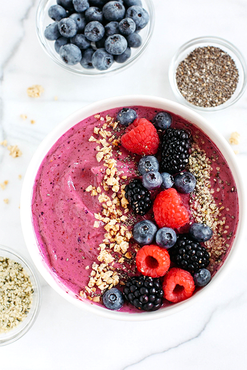 Triple Berry Smoothie Bowl