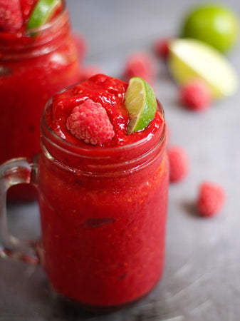 Raspberry Lemonade Slushy